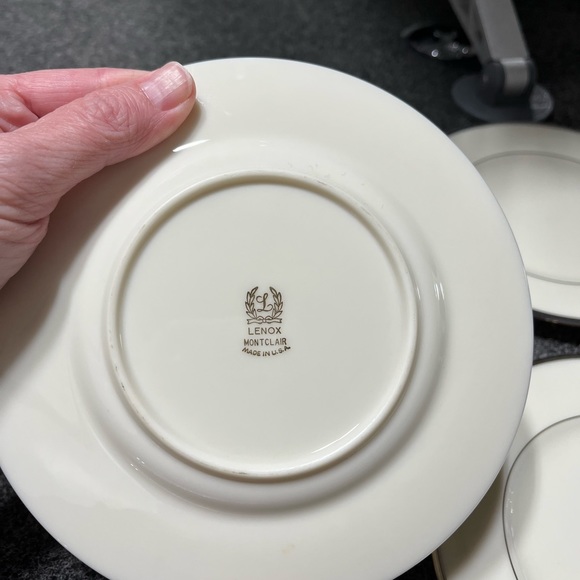 Lenox Montclair 4- bread and butter plates- set of 4 - Picture 2 of 5